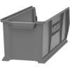 Akro-Mils 30292 Super-Size AkroBins Plastic Storage Bins, Space-Saving Stackable Bins for Garage, Classroom, Warehouse Organization, 30″ L x 11″ W x 10″ H, Clear, 4-Pack(Clear  (4-Pack))