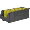 Akro-Mils 30292 Super-Size AkroBins Plastic Storage Bins, Space-Saving Stackable Bins for Garage, Classroom, Warehouse Organization, 30″ L x 11″ W x 10″ H, Clear, 4-Pack(Yellow  (4-Pack))