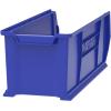 Akro-Mils 30292 Super-Size AkroBins Plastic Storage Bins, Space-Saving Stackable Bins for Garage, Classroom, Warehouse Organization, 30″ L x 11″ W x 10″ H, Clear, 4-Pack(Blue  (4-Pack))