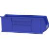 Akro-Mils 30292 Super-Size AkroBins Plastic Storage Bins, Space-Saving Stackable Bins for Garage, Classroom, Warehouse Organization, 30″ L x 11″ W x 10″ H, Clear, 4-Pack(Blue  (4-Pack))