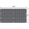 Akro-Mils 36″x19″ Steel Wall Mount Louvered Panel with 12-Pack of 11″x4″x4″ AkroBins Stackable Plastic Storage Bins (Blue), Organization Bundle for Garage, Workshop, Classroom