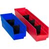 Akro-Mils 40130 Plastic Width Dividers for 4″ Tall Shelf Bins Models 30130, 30138, and 30164, Custom Storage Inserts for Tools, Crafts & Supplies, 24-Pack, Black(Fits 30120  30128  and 30124)