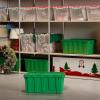 Buckhorn AR2717120204000 Industrial Plastic Stackable Storage KeepBox Tote Container with Hinged Attached Lid, 27-Inch L x 17-Inch W x 12-Inch H, Green(Green)