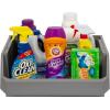 ReadySpace Plastic Containers for Organizing and Storage Bins for Closet, Kitchen, Office, Garage or Pantry Organization, Stackable Bins, Extra Large (14.8″ x 16.5″ x 7″), 4-Pack, Grey(Grey)