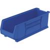 Akro-Mils 30292 Super-Size AkroBins Plastic Storage Bins, Space-Saving Stackable Bins for Garage, Classroom, Warehouse Organization, 30″ L x 11″ W x 10″ H, Clear, 4-Pack(Blue  (4-Pack))