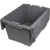 Akro-Mils 39120 Industrial Lidded Plastic Storage Container, Nesting and Stackable Plastic Storage Box with Lid Attached, Organization Tote for Garage and Warehouse, 21.5″x15.25″x12.5″, Green (6-Pack)(Gray)
