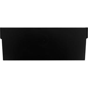 Akro-Mils 40130 Plastic Width Dividers for 4″ Tall Shelf Bins Models 30130, 30138, and 30164, Custom Storage Inserts for Tools, Crafts & Supplies, 24-Pack, Black(Fits 30150  30158  and 30184)