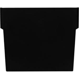 Akro-Mils 40130 Plastic Width Dividers for 4″ Tall Shelf Bins Models 30130, 30138, and 30164, Custom Storage Inserts for Tools, Crafts & Supplies, 24-Pack, Black(Fits 30120  30128  and 30124)